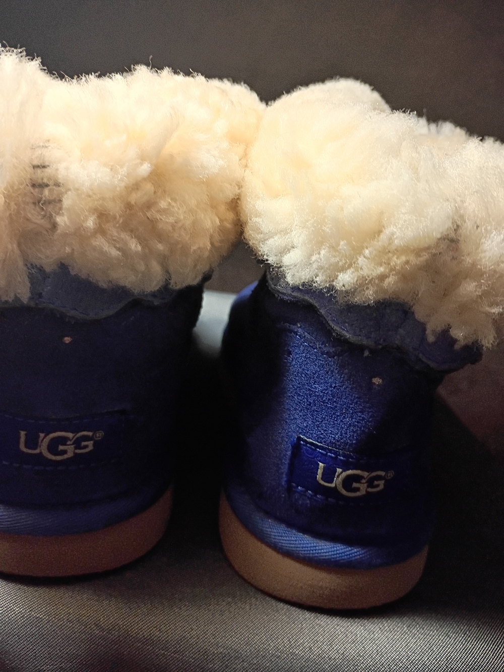 UGG Kids' Classic Blue Shearling-Lined Boot